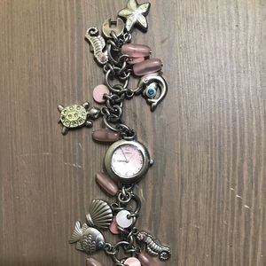 Fossil ladies watch - sea creatures